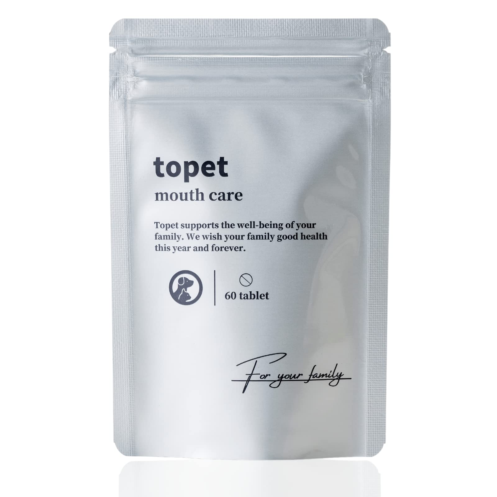 【新品未開封】topet mouth care 60 tablet topet mouth care 60 tablet 口腔ケアサプリメント✖️4